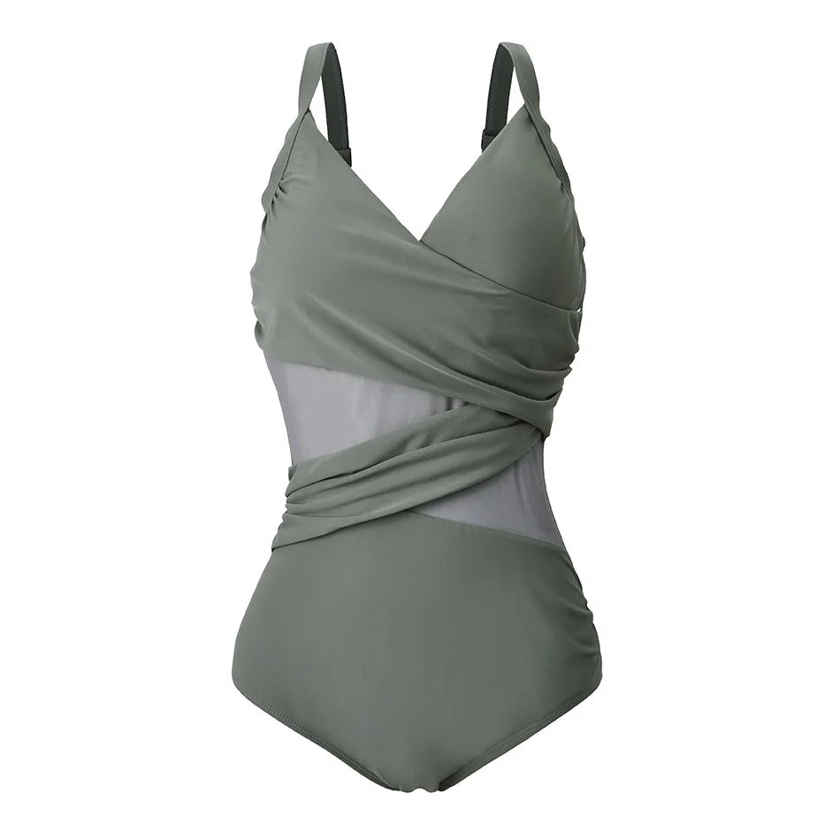 Jednoczęściowy Strój Kąpielowy Plus Size