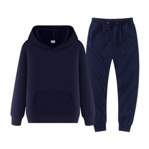 Parine Navy / S 160CM---55KG / China Jednolity Komplet Dresowy Męski
