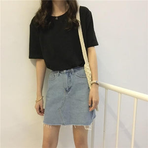 Bawełniany T-shirt Oversize - Parine