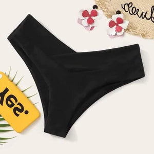 parine.pl 211 Czarny / L Dół Bikini W Kształcie Litery