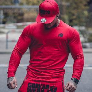 parine.pl Elastyczny Longsleeve Męski Z Bawełny
