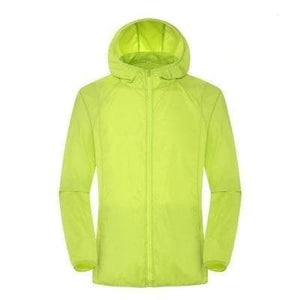 parine.pl Zielony / M Kurtka Przeciwdeszczowa Unisex
