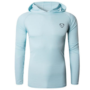 parine.pl Jasnoniebieski 2 / L Longsleeve Męski W Jednolitym Kolorze