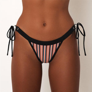 parine.pl 211 Czarny / S Wiązany Dół Bikini