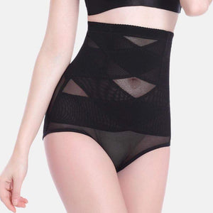 parine.pl Bielizna wyszczuplająca Czarny / M Wyszczuplające Body w Eleganckie Paski
