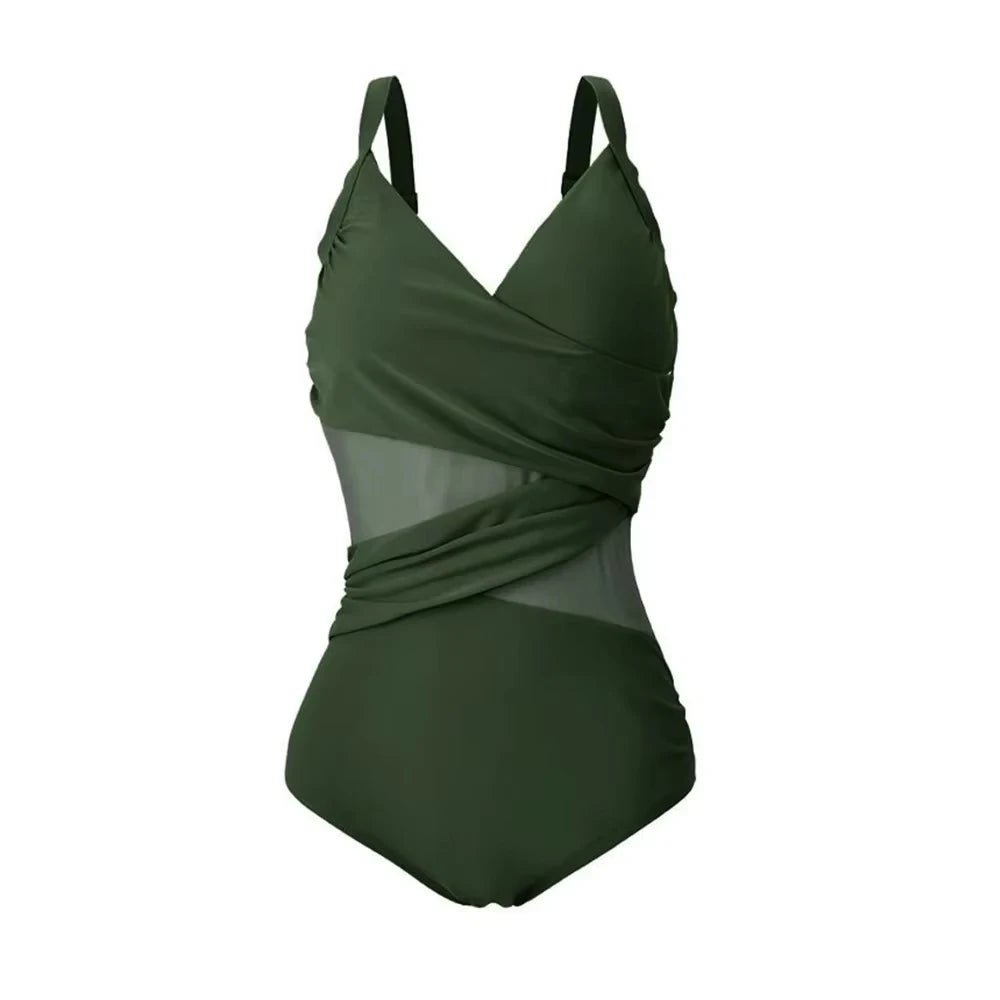 Jednoczęściowy Strój Kąpielowy Plus Size