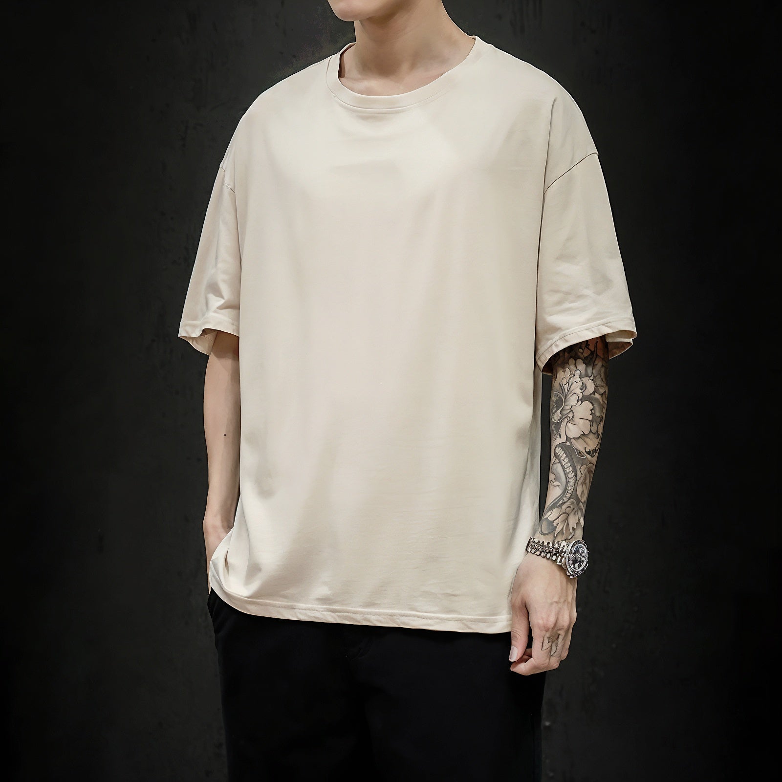 Bawełniany T-Shirt Oversize