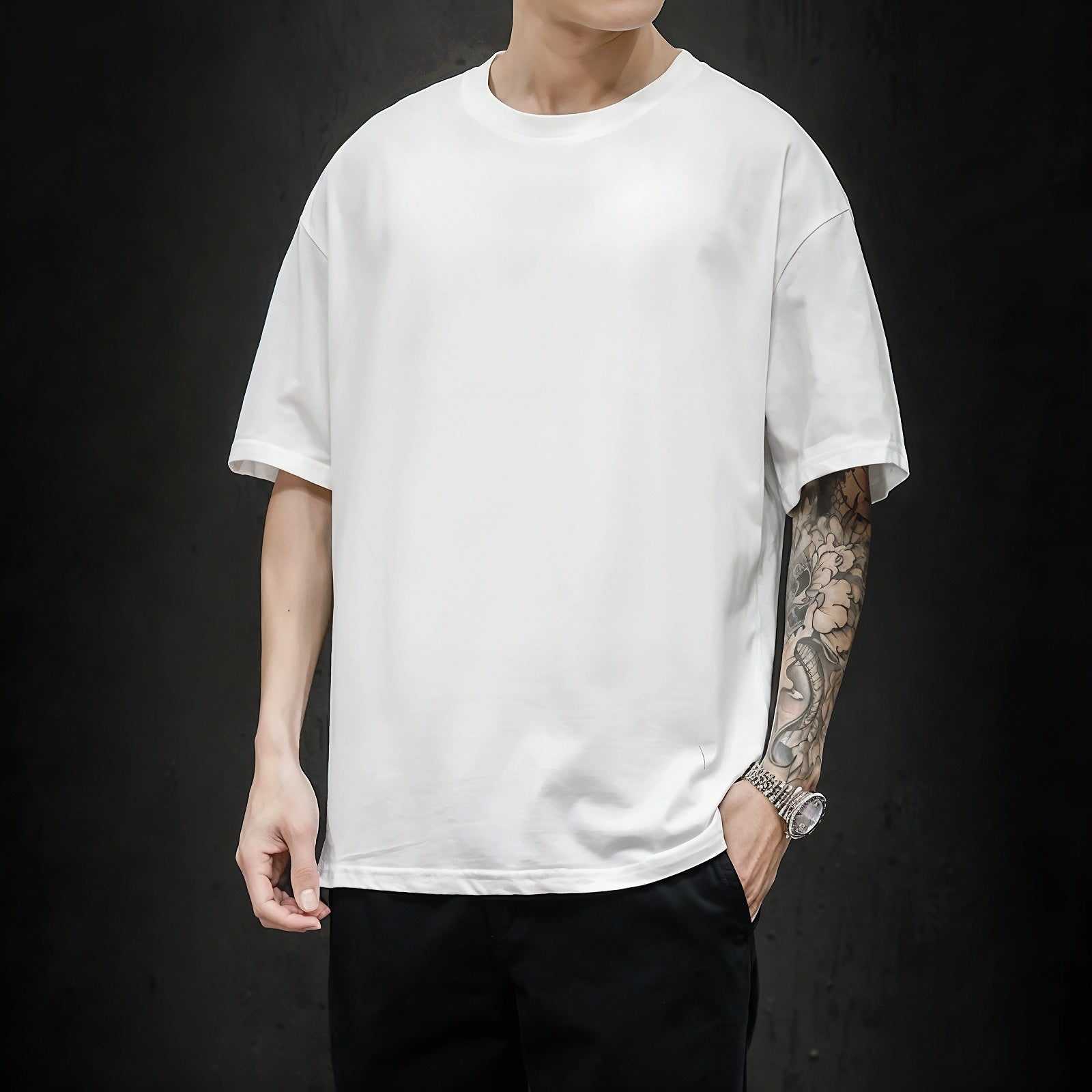 Bawełniany T-Shirt Oversize