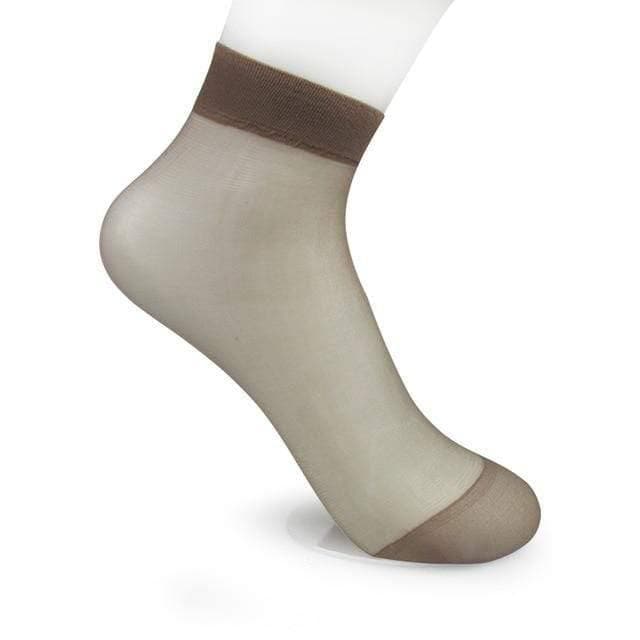 Eleganckie Transparentne Skarpety Za Kostkę - Parine