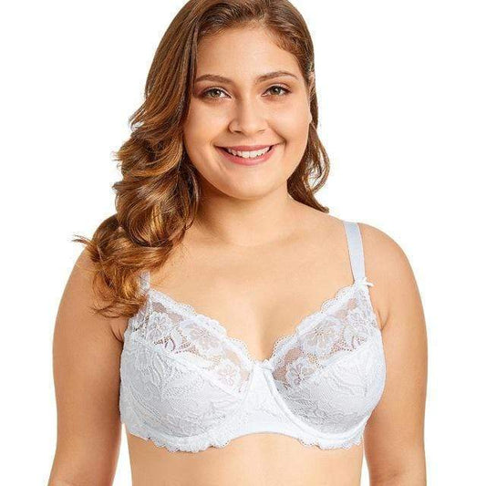Koronkowy Biustonosz Plus Size - Laranka.