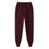 Parine 4XL / Wine Red / China Długie Bawełniane Spodnie Dresowe Męskie