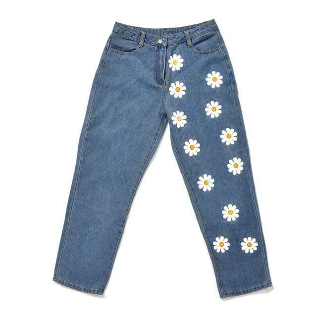 Parine Jeans Little daisies / M / China Jeansy