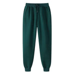 Parine S / Green / China Jednolite Klasyczne Spodnie Dresowe Męskie