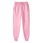 Parine S / Pink / China Jednolite Klasyczne Spodnie Dresowe Męskie