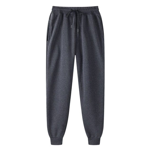 Parine XL / Dark Gray / China Jednolite Klasyczne Spodnie Dresowe Męskie