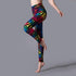 Parine K360 Colorful Zebra / S Legginsy 2