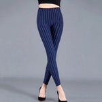 Parine Navy Stripe / XL Legginsy 6