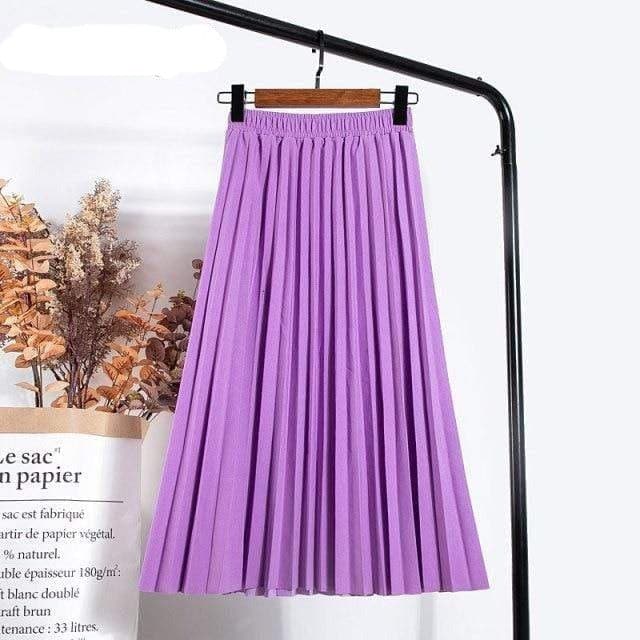 Parine Purple without Belt / One Size Spodnica (no size)