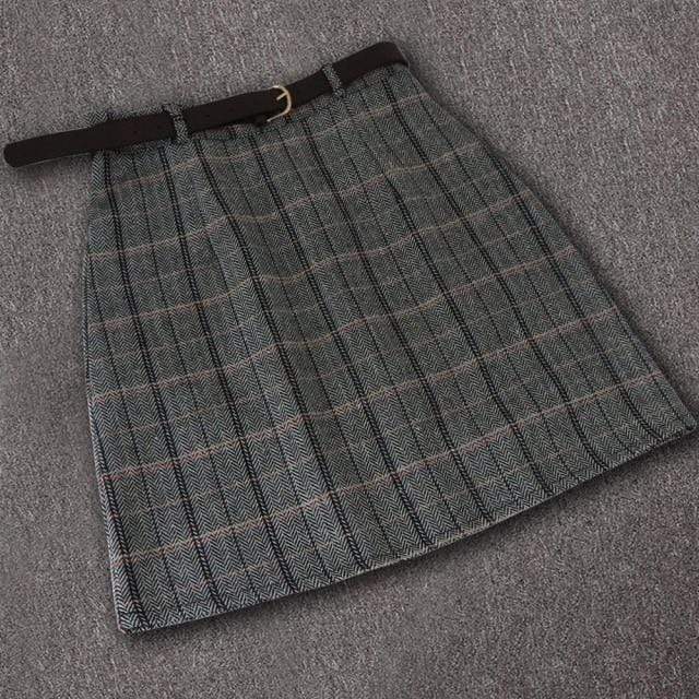 Parine stripe grey / M Spodnica