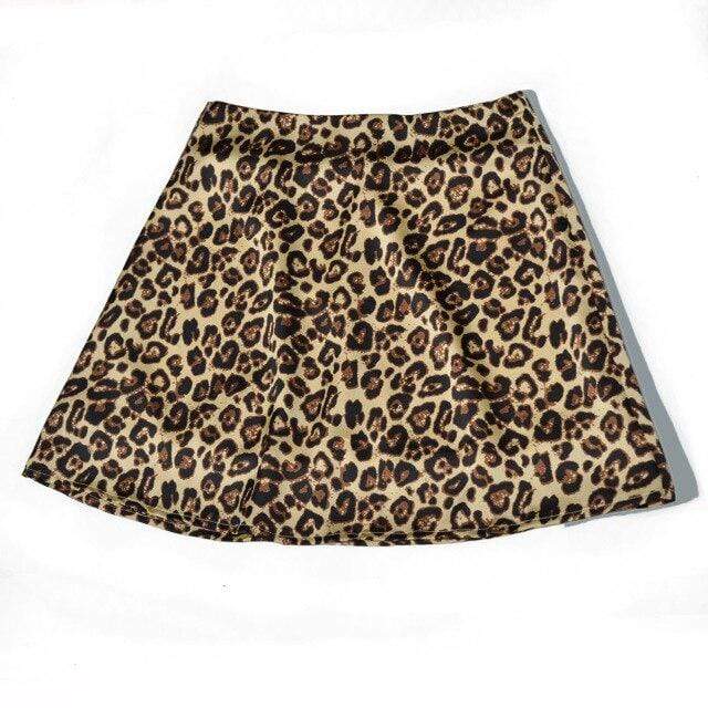 Parine yellow leopard / S Spodnica