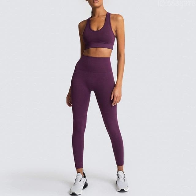 Parine 01Purple Set / S Sports set