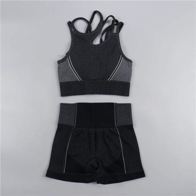 Parine Black Short Set / S Sports Set 39