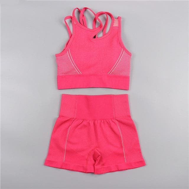 Parine Red Short Set / S Sports Set 39