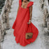 Parine Orange Red / 5XL Sukienka