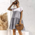 Parine Gray / 2XL Sukienka W Pasy
