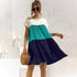 Parine green / S Sukienka W Pasy