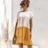 Parine Yellow / M Sukienka W Pasy