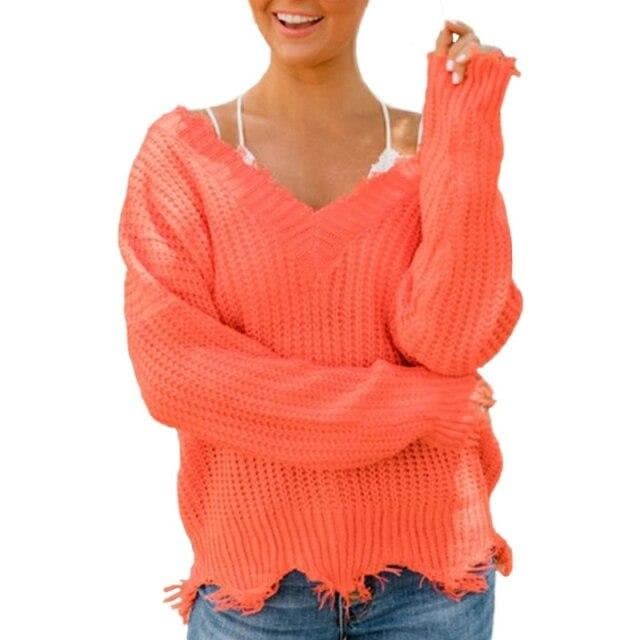 Parine Asian Size M / China / Orange Sweter