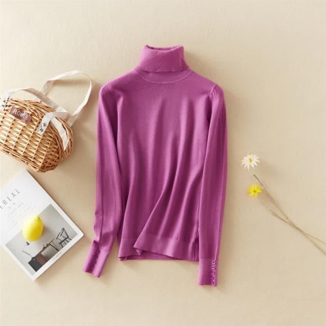 Parine M / purple Sweter
