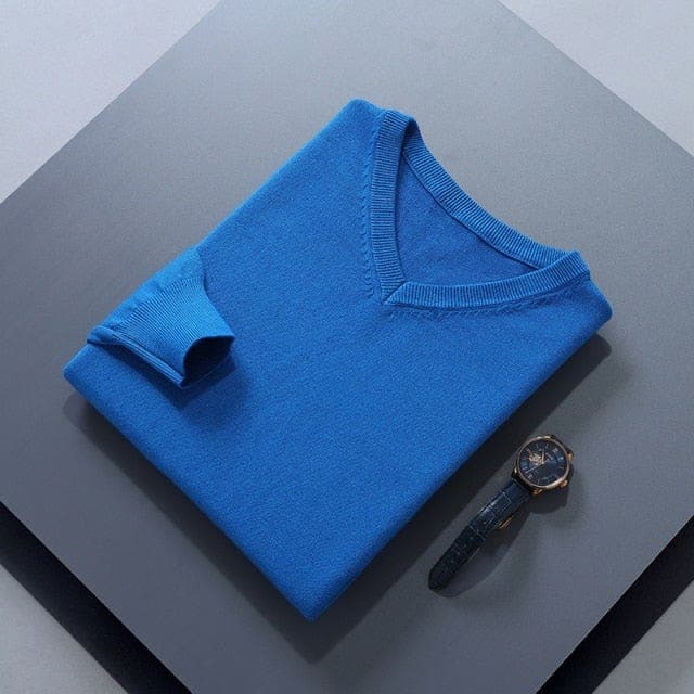 Parine blue / S Sweter meski 7