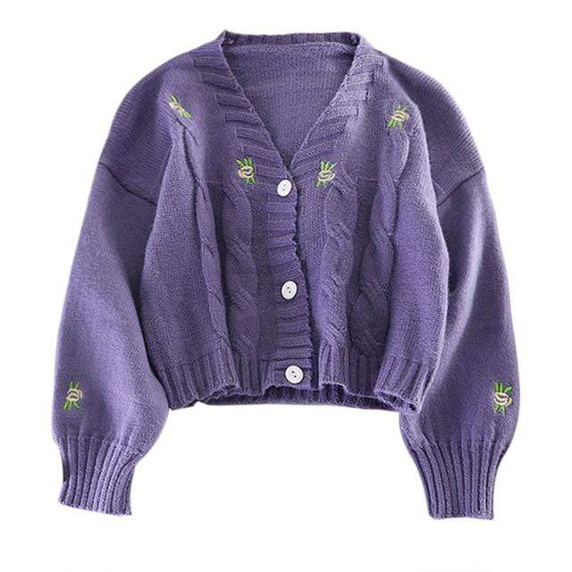 Parine China / purple 2 / One Size Sweter (No Size)