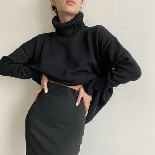 Parine one size / Black Sweter (No size)