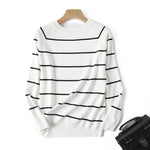 Parine One Size / White Striped Sweter (No size)