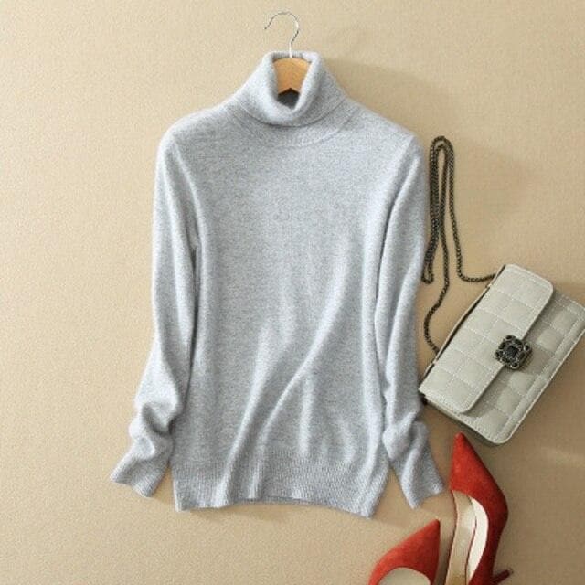 Parine XXXL / Light gray Sweter
