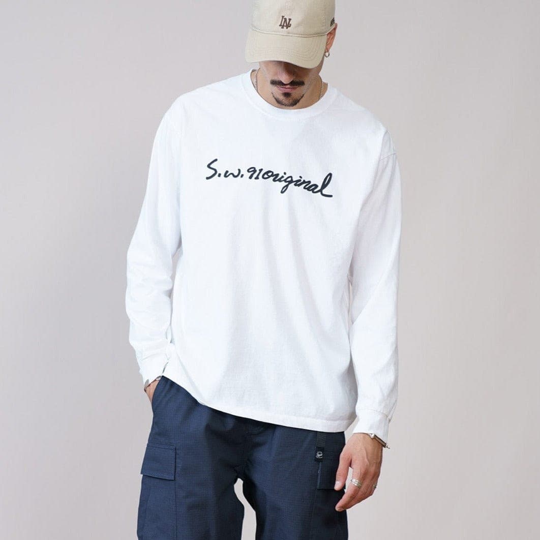 parine.pl Bawełniany Longsleeve Męski Na Jesień