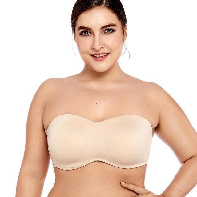 Bezszwowy Biustonosz Plus Size Bez Ramiączek - Parine