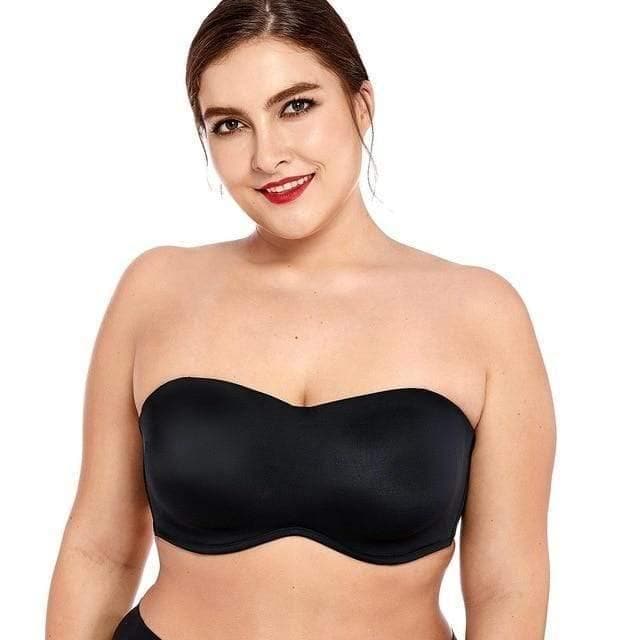 Bezszwowy Biustonosz Plus Size Bez Ramiączek - Parine