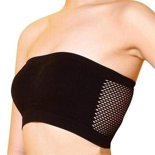 Biustonosz Bandeau Z Ozdobnym Tyłem - Parine