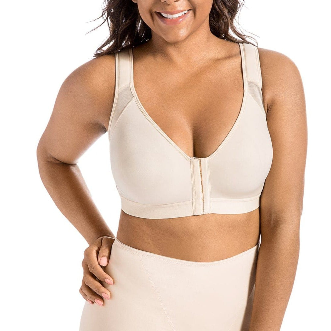 parine.pl Bielizna > Biustonosz > Plus Size Bra Biustonosz Plus Size Zapinany Z Przodu