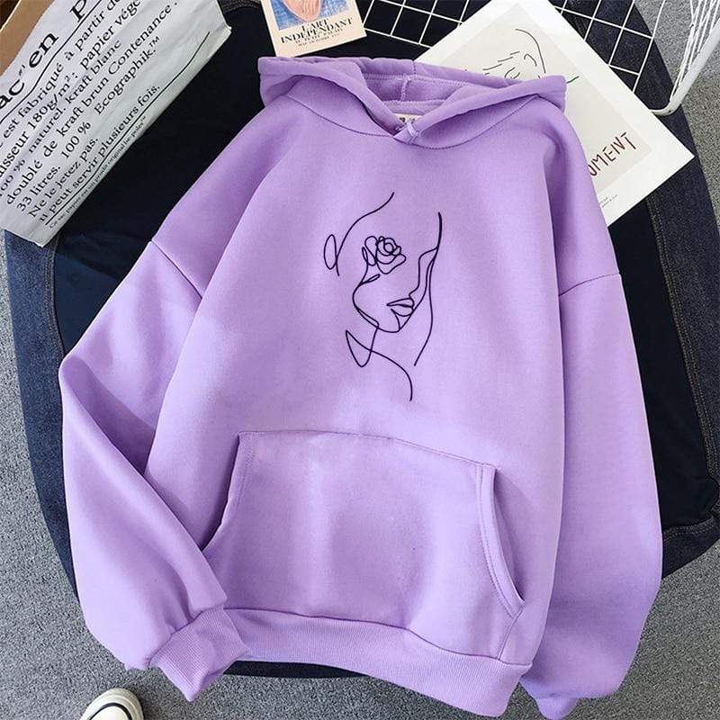 parine.pl Fioletowy / XL Bluza 49.