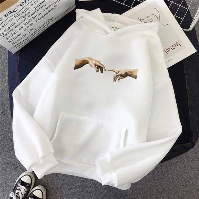 parine.pl Biały 1 / M Bluza 52.