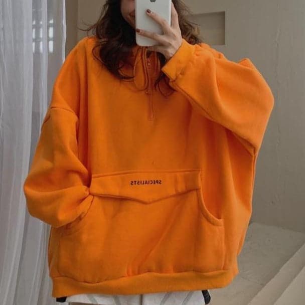 parine.pl Pomarańczowy / L Bluza 75.