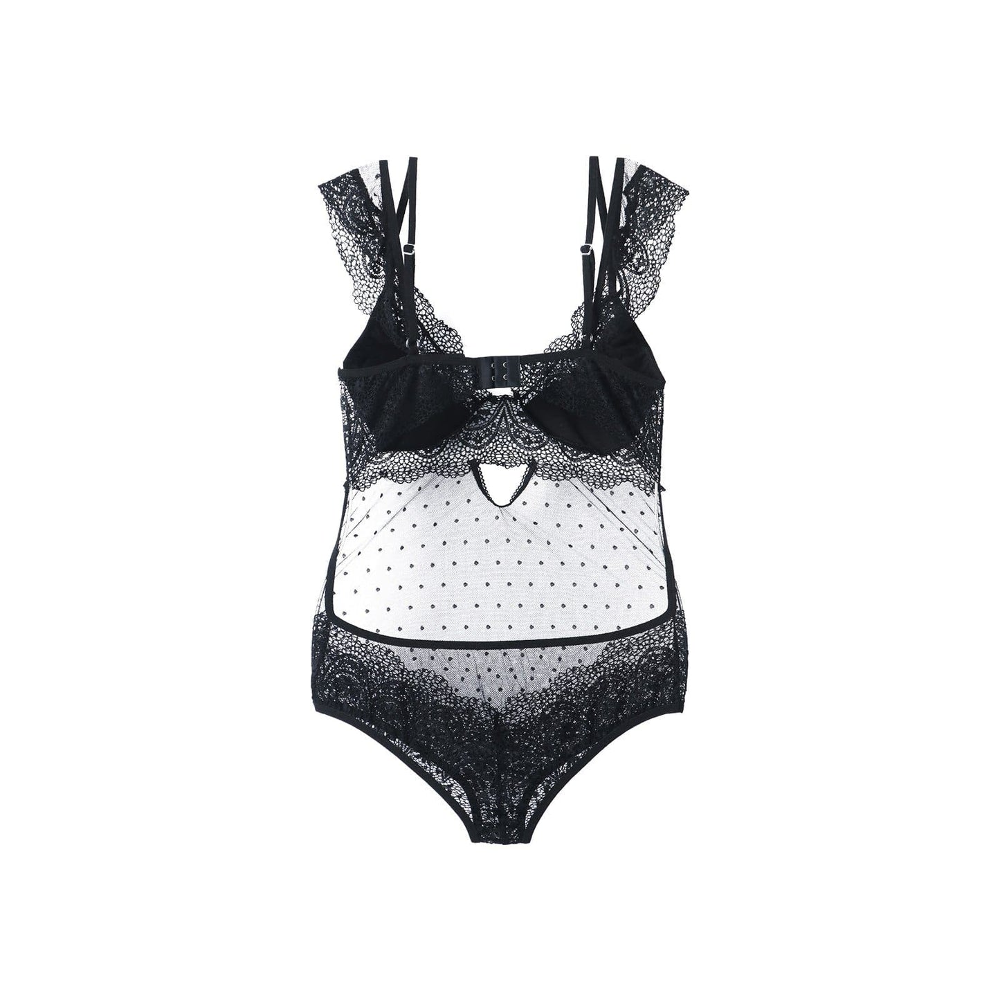 parine.pl Bielizna > Elegancka > Body koronkowe Body Z Opuszczonymi Ramiączkami