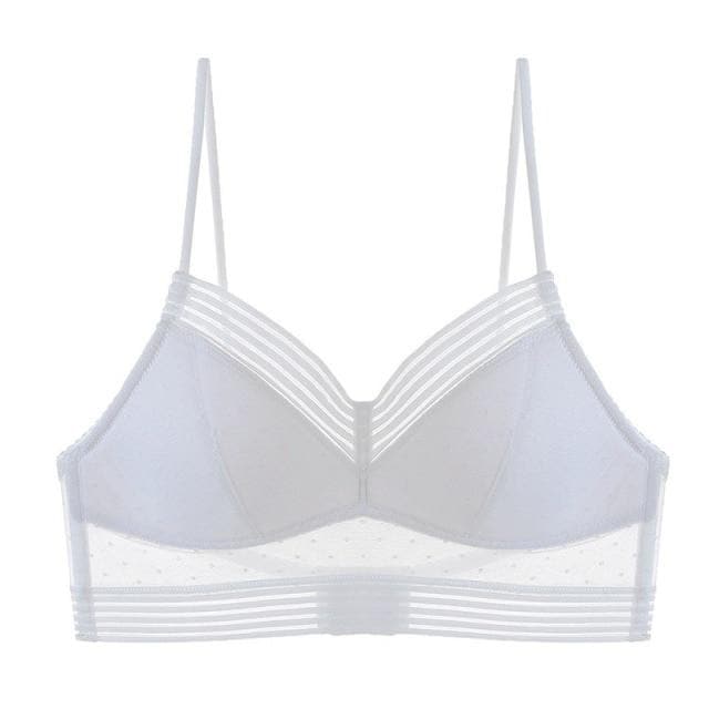 parine.pl Bielizna > Biustonosz > Braletka Biały / M Bralette Z Paseczkami