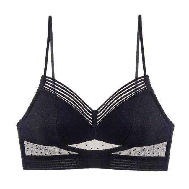 parine.pl Bielizna > Biustonosz > Braletka Czarny / S Bralette Z Paseczkami