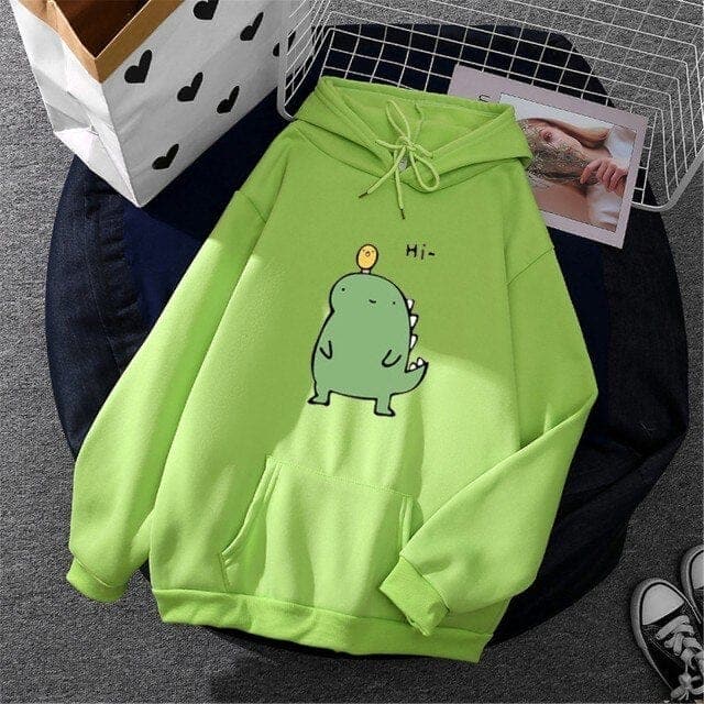 parine.pl Odzież > Bluza Green / S / China Ciepła Bluza Z Kapturem